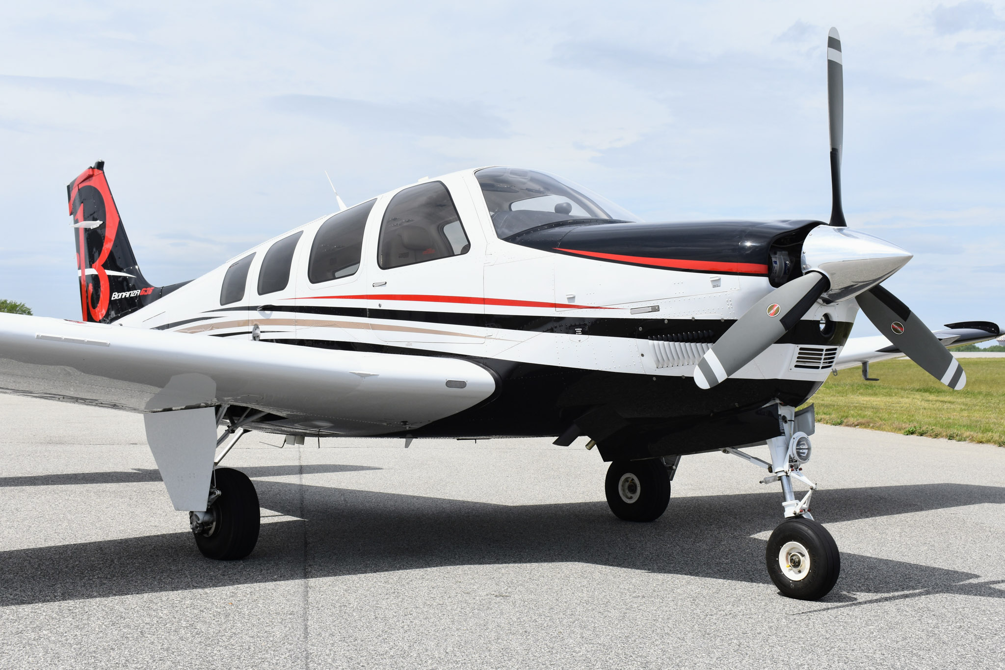 Beechcraft Bonanza G36 on the ramp
